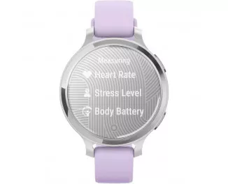 Смарт-годинник GARMIN Lily 2 Active Silver with Purple Jasmine Silicone Band (010-02891-01)