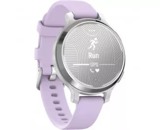 Смарт-годинник GARMIN Lily 2 Active Silver with Purple Jasmine Silicone Band (010-02891-01)