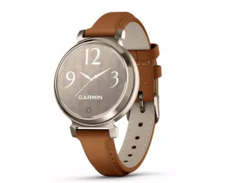 Смарт-часы GARMIN Lily 2 Classic Cream Gold with Tan Leather Band (010-02839-02)