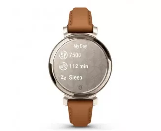 Смарт-годинник GARMIN Lily 2 Classic Cream Gold with Tan Leather Band (010-02839-02)