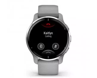 Смарт-часы GARMIN Venu 2 Plus Silver S. Steel Bezel w. Powder G. Case and S. Band (010-02496-00/10)