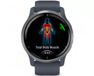 Смарт-часы GARMIN Venu 2 Silver Bezel with Granite Blue Case and Silicone Band (010-02430-10)