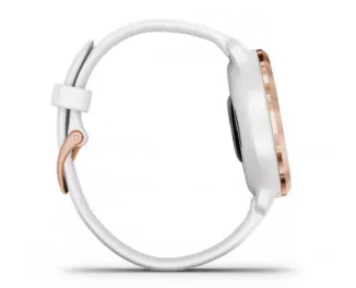 Смарт-годинник GARMIN Venu 2S Rose Gold Bezel with White Case and Silicone Band (010-02429-13)