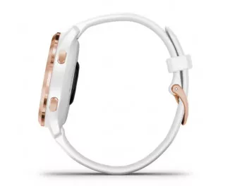 Смарт-годинник GARMIN Venu 2S Rose Gold Bezel with White Case and Silicone Band (010-02429-13)