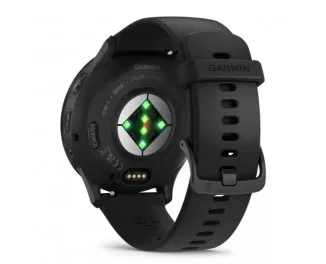 Смарт-годинник GARMIN Venu 3 Slate S. Steel Bezel w. Black Case and S. Band (010-02784-01)