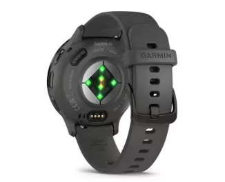 Смарт-годинник GARMIN Venu 3S Slate S. Steel Bezel w. Pebble Gray Case and S. Band (010-02785-00)
