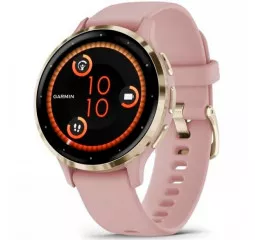 Смарт-часы GARMIN Venu 3S Soft Gold S. Steel Bezel w. Dust Rose Case and S. Band (010-02785-03)