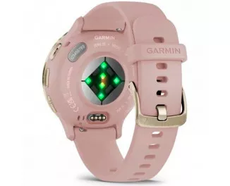 Смарт-часы GARMIN Venu 3S Soft Gold S. Steel Bezel w. Dust Rose Case and S. Band (010-02785-03)