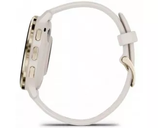 Смарт-годинник GARMIN Venu 3S Soft Gold S. Steel Bezel with Ivory Case and S. Band (010-02785-04)