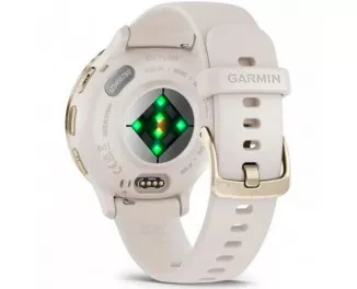 Смарт-годинник GARMIN Venu 3S Soft Gold S. Steel Bezel with Ivory Case and S. Band (010-02785-04)