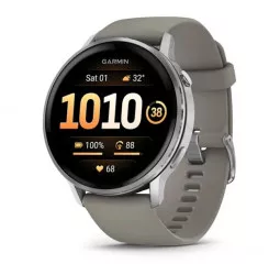 Смарт-часы GARMIN Venu 4 45 mm Silver with Silver Gray Silicone Band (010-03014-01)