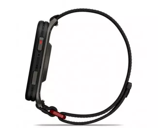 Смарт-годинник GARMIN Venu X1 Black with Slate Titanium Caseback and Black ComfortFit Nylon Band (010-02980-00/02)
