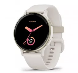Смарт-часы GARMIN vivoactive 5 Cream Gold Aluminum Bezel with Ivory Case and Silicone Band (010-02862-11)