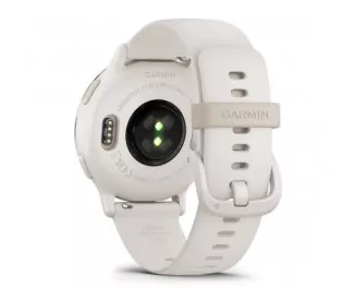 Смарт-годинник GARMIN vivoactive 5 Cream Gold Aluminum Bezel with Ivory Case and Silicone Band (010-02862-11)