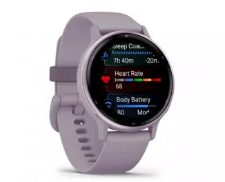 Смарт-часы GARMIN vivoactive 5 Metallic Orchid Aluminum Bezel with Orchid Case and Silicone (010-02862-13/53)