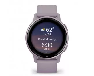 Смарт-часы GARMIN vivoactive 5 Metallic Orchid Aluminum Bezel with Orchid Case and Silicone (010-02862-13/53)