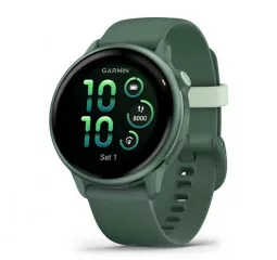 Смарт-часы GARMIN Vivoactive 6 Metallic Jasper Green with Jasper Green Band (010-02985-02)