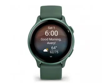 Смарт-годинник GARMIN Vivoactive 6 Metallic Jasper Green with Jasper Green Band (010-02985-02)