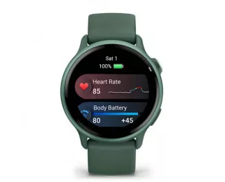 Смарт-годинник GARMIN Vivoactive 6 Metallic Jasper Green with Jasper Green Band (010-02985-02)