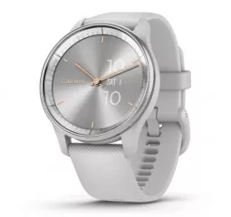 Смарт-часы GARMIN Vivomove Trend Silver S. Steel Bezel w. Mist Gray Case and S. Band (010-02665-03)