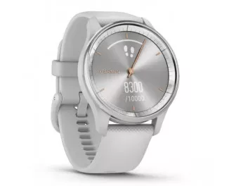 Смарт-часы GARMIN Vivomove Trend Silver S. Steel Bezel w. Mist Gray Case and S. Band (010-02665-03)