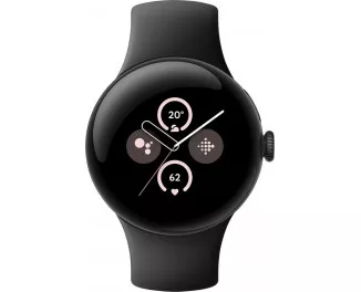 Смарт-годинник Google Pixel Watch 2 LTE Matte Black Aluminum Case / Obsidian Active Band