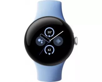 Смарт-часы Google Pixel Watch 2 LTE Polished Silver Aluminum Case / Bay Active Band
