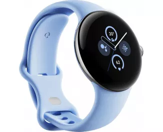 Смарт-часы Google Pixel Watch 2 LTE Polished Silver Aluminum Case / Bay Active Band