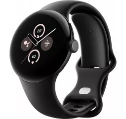 Смарт-часы Google Pixel Watch 2 Matte Black Aluminum Case / Obsidian Active Band