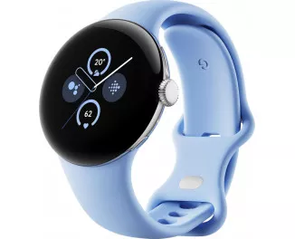 Смарт-часы Google Pixel Watch 2 Polished Silver Aluminum Case / Bay Active Band