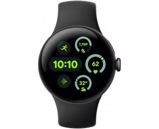 Смарт-часы Google Pixel Watch 3 41mm Wi-Fi Matte Black Aluminum Case/Obsidian Active Band