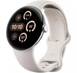 Смарт-часы Google Pixel Watch 3 41mm Wi-Fi Polished Silver Aluminum Case / Porcelain Active Band