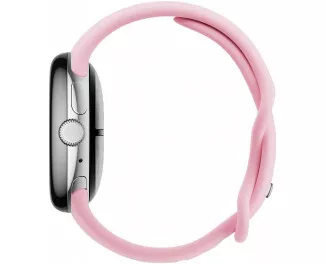 Смарт-годинник Google Pixel Watch 3 41mm Wi-Fi Polished Silver Aluminum Case / Rose Quartz Active Band