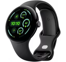 Смарт-часы Google Pixel Watch 3 45 mm LTE Matte Black Aluminum Case/Obsidian Active Band