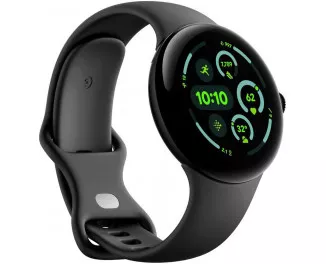 Смарт-годинник Google Pixel Watch 3 45mm Wi-Fi Matte Black Aluminum Case / Obsidian Active Band