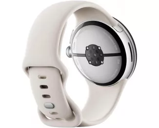 Смарт-часы Google Pixel Watch 3 45mm Wi-Fi Polished Silver Aluminum Case / Porcelain Active Band