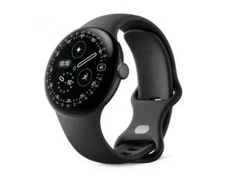 Смарт-часы Google Pixel Watch 4 41mm Wi-Fi Matte Black Aluminum case / Obsidian Active Band