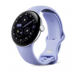 Смарт-часы Google Pixel Watch 4 41mm Wi-Fi Polished Silver Aluminum case / Iris Active Band