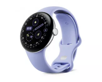 Смарт-часы Google Pixel Watch 4 41mm Wi-Fi Polished Silver Aluminum case / Iris Active Band