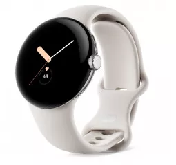 Смарт-часы Google Pixel Watch Polished Silver case / Chalk Active band
