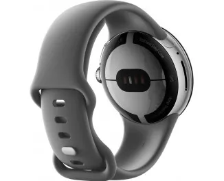 Смарт-годинник Google Pixel Watch Polished Silver case / Charcoal Active band