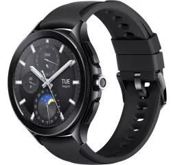 Смарт-часы Xiaomi Watch 2 Pro Bluetooth Black Case with Black Fluororubber Strap (BHR7211GL) (UA)
