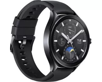 Смарт-часы Xiaomi Watch 2 Pro Bluetooth Black Case with Black Fluororubber Strap (BHR7211GL) (UA)