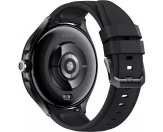 Смарт-часы Xiaomi Watch 2 Pro Bluetooth Black Case with Black Fluororubber Strap (BHR7211GL) (UA)