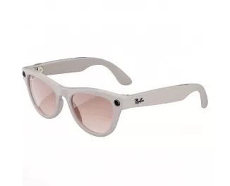 Смарт-окуляри Ray-Ban Meta Skyler Shiny Chalky Gray/Gradient Cinnamon Pink (RW4010 670013 52-20)