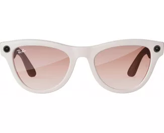 Смарт-окуляри Ray-Ban Meta Skyler Shiny Chalky Gray/Gradient Cinnamon Pink (RW4010 670013 52-20)
