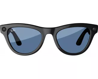 Смарт-окуляри Ray-Ban Meta Skyler Standard Shiny Black Frame / Transitions Cerulean Blue Lenses (RW4010 601/MF 52-20)