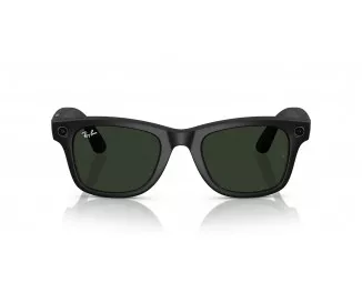 Смарт-окуляри Ray-Ban Meta Wayfarer Large Matte Black/Clear to Graphite Green Transitions (RW4008 601S1M 53-22)