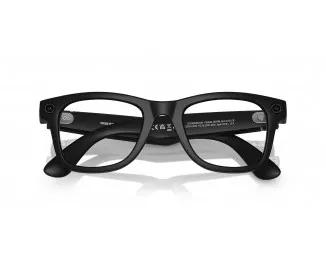 Смарт-окуляри Ray-Ban Meta Wayfarer Large Matte Black/Clear to Graphite Green Transitions (RW4008 601S1M 53-22)