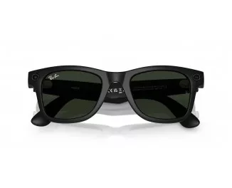 Смарт-окуляри Ray-Ban Meta Wayfarer Large Matte Black/Clear to Graphite Green Transitions (RW4008 601S1M 53-22)